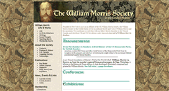 Desktop Screenshot of morrissociety.org