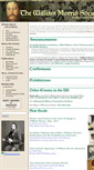 Mobile Screenshot of morrissociety.org