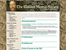 Tablet Screenshot of morrissociety.org